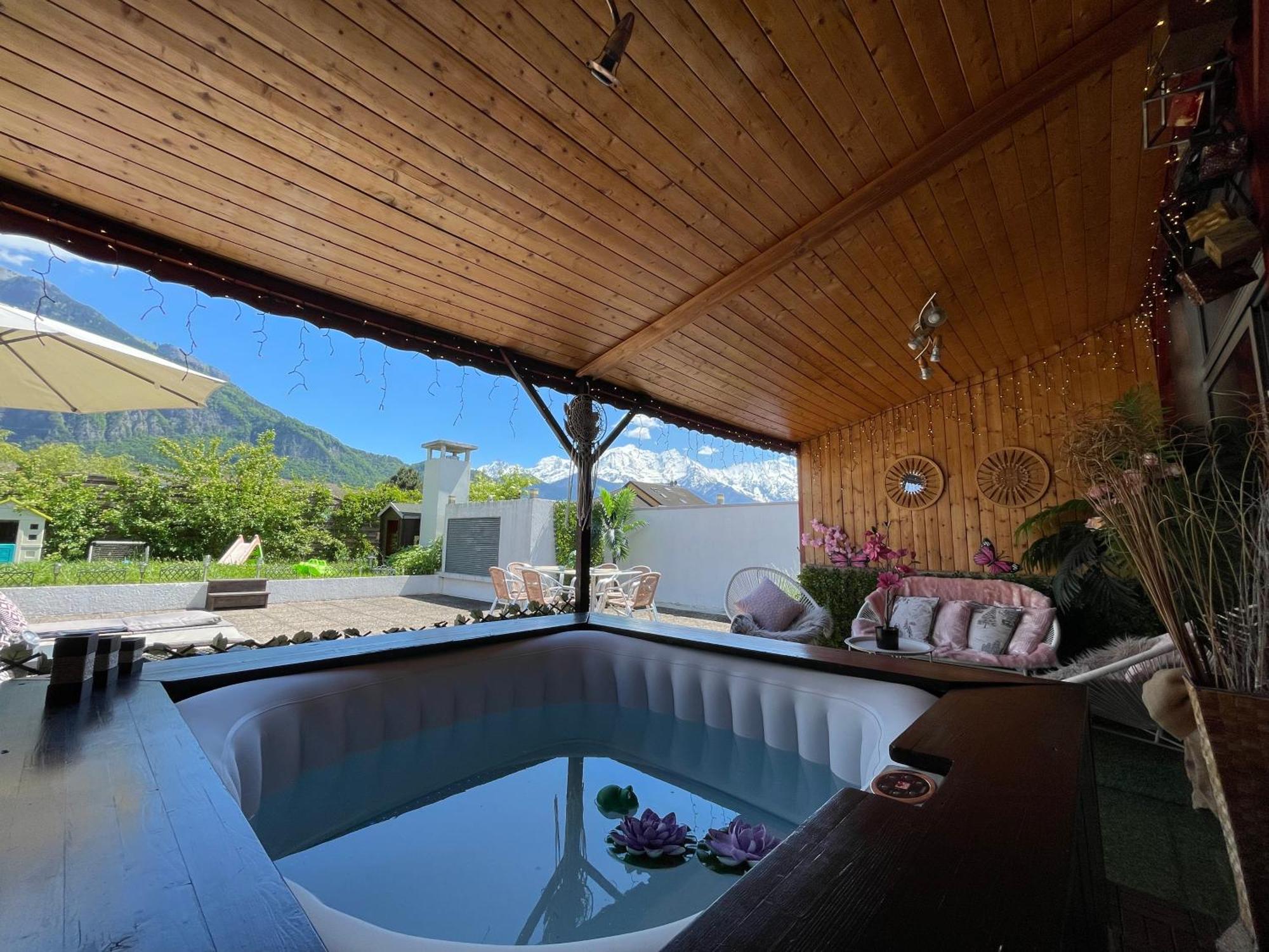 Rooftop 1 - Jacuzzi Prive Au Pied Du Monte-Blanco Салланш Екстер'єр фото